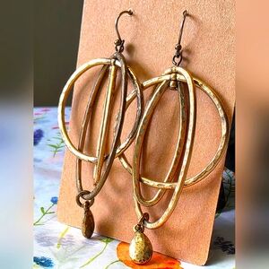 Elegant Gold Color Hoop Earrings